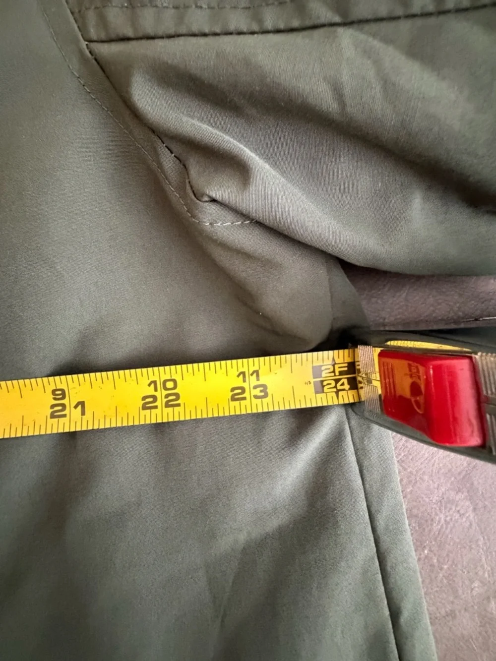 Herschel Supply Company Olive Trench Coat with Classic Collar - Picture 13 of 14